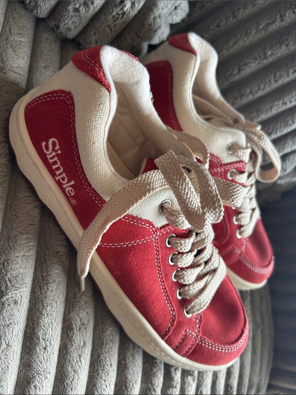 Simple Shoes OS Sneaker Suede Classic Skate Retro Men 6.5 Women 8.5 Unisex